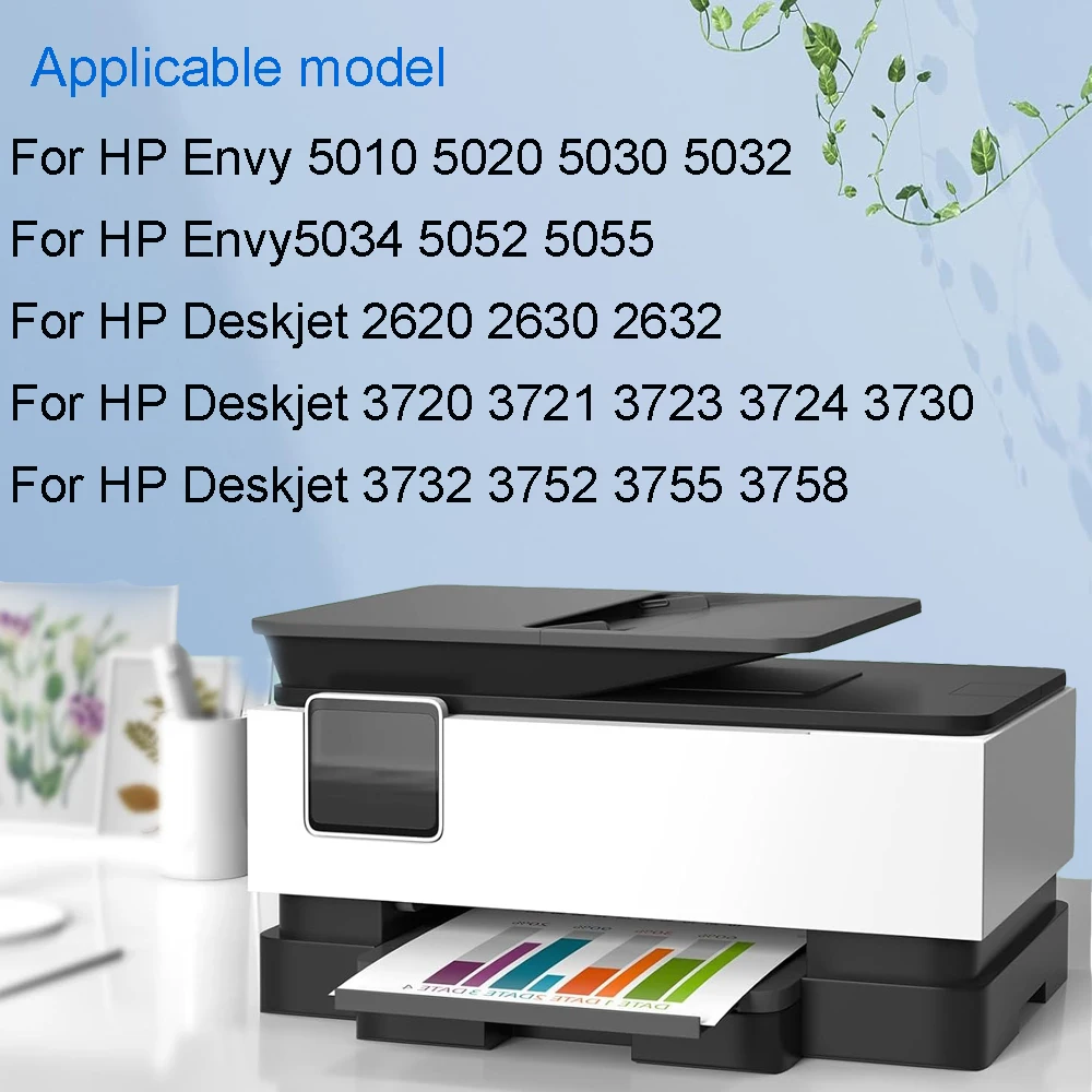 304 do HP304XL Wkłady atramentowe wielokrotnego napełniania, pełne, do drukarek HP Envy 5010 5020 5030 5032 5034 5052 5055 Deskjet 2620 2630 2632 — zdjęcie produktu 2