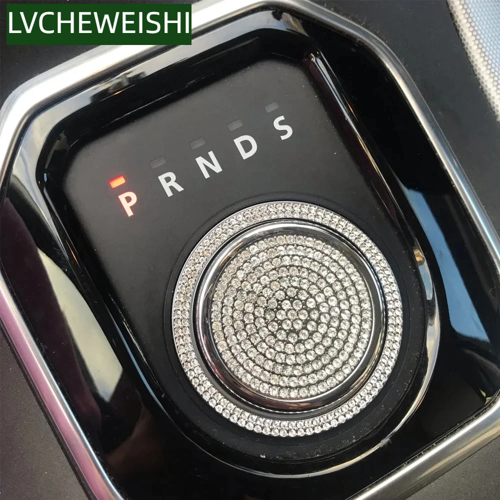 

Automatic Car Gear Shift Knob Panel Button Sticker Trim for Land Rover Sport Discovery 4 Evoque for Jaguar XF XE XJ Accessories