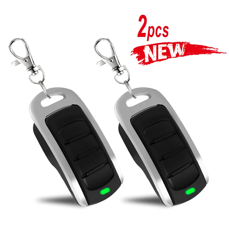 Controle remoto para porta de garagem, 2 peças, multifrequência, 280-868mhz, 300mhz, 303mhz, 315mhz, 330mhz, 433mhz, 868mhz, clone, chaveiro multimarca