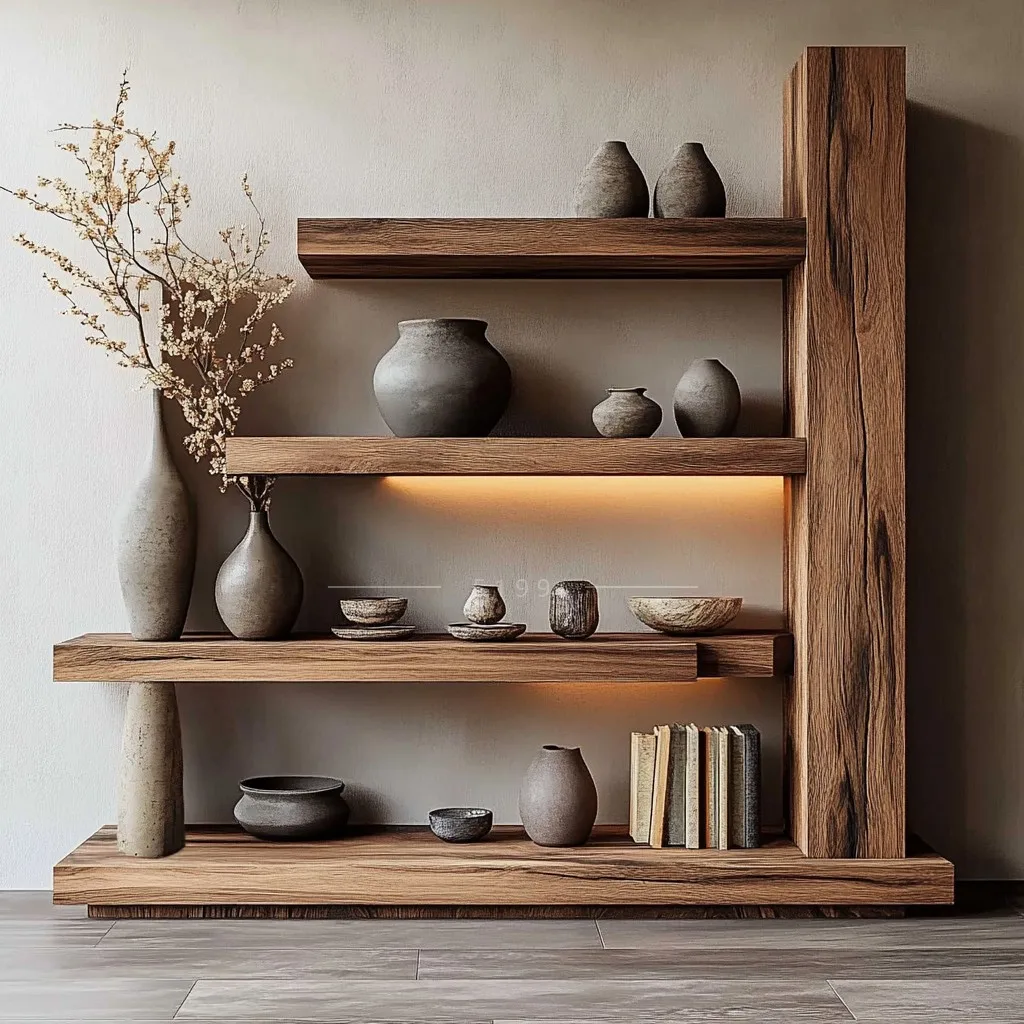 

Новая китайская настенная стойка для богу, чайная стойка из цельного дерева, напольная стойка