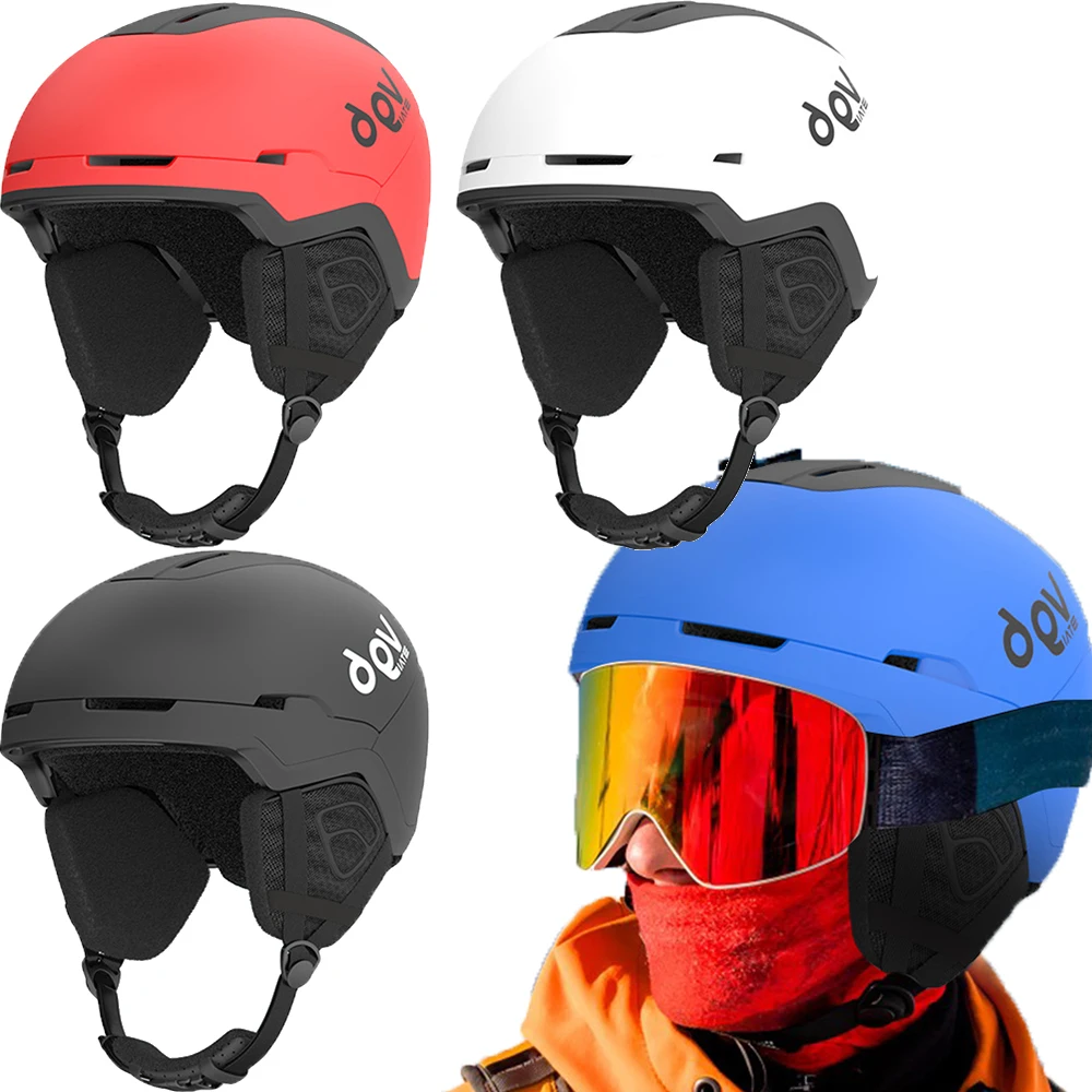 Winter Ski Snowboard Helmet EPS Foam Snowboard Helmet Anti-impact Safety Helmet Cycling Snowmobile Skiing Protective For Adult