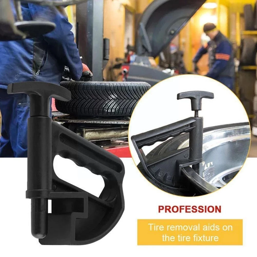 Tyre Machine Bead Pressing Car Tire Changer Bead Clamp Rim Clamp Adaptor Black Pry Wheel Changing Helper