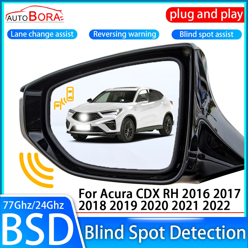 ZhuCamX Car Blind Spot Detection System BSD BSA BSM Sensor Drive Rear Mirror Monitoring for Acura CDX RH 2016~2022