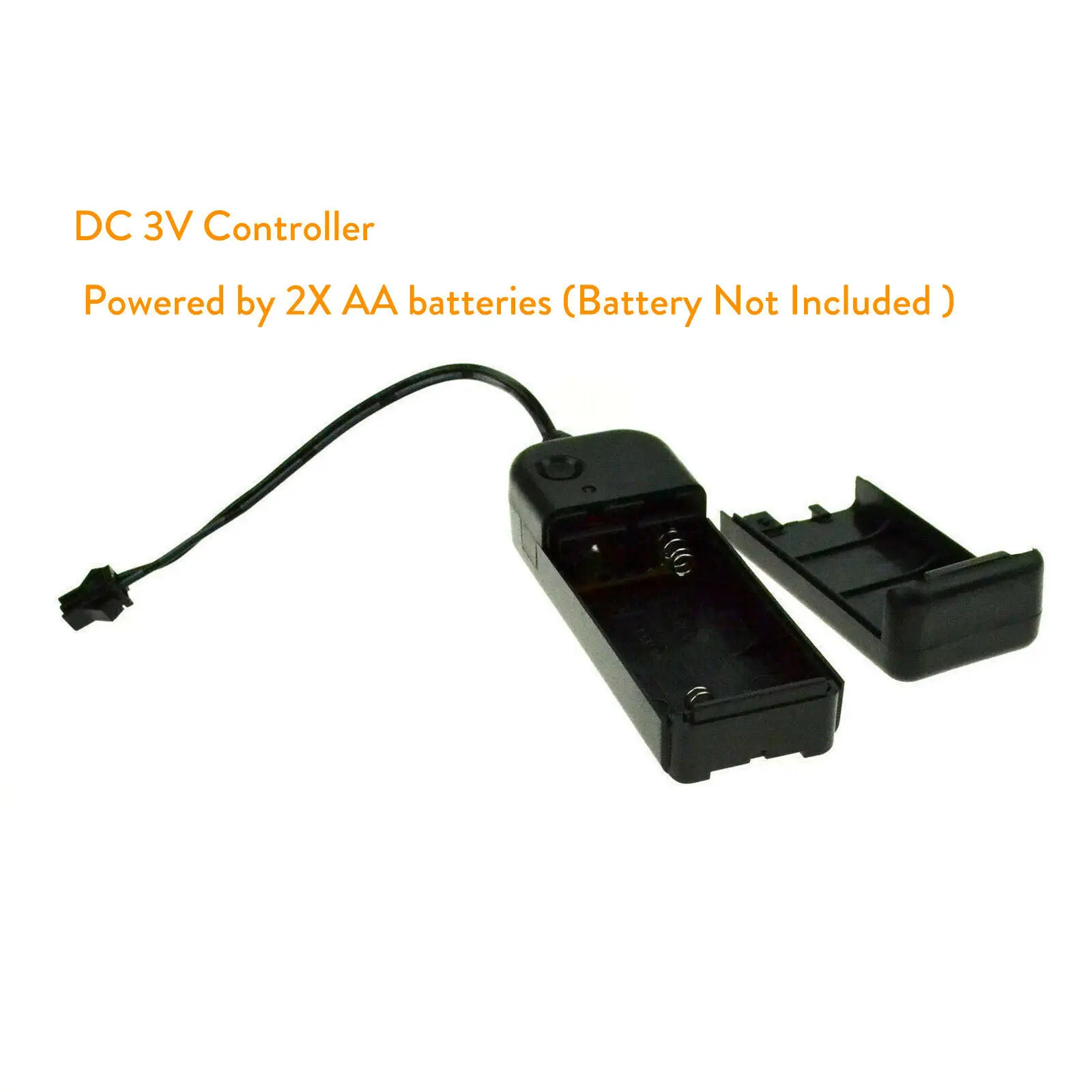 DC 12V 5V 3V Battery Driver Inverter USB Car Ciggrette Controller EL Wire Splitter Connectors For Flexible Neon Light EL Wire