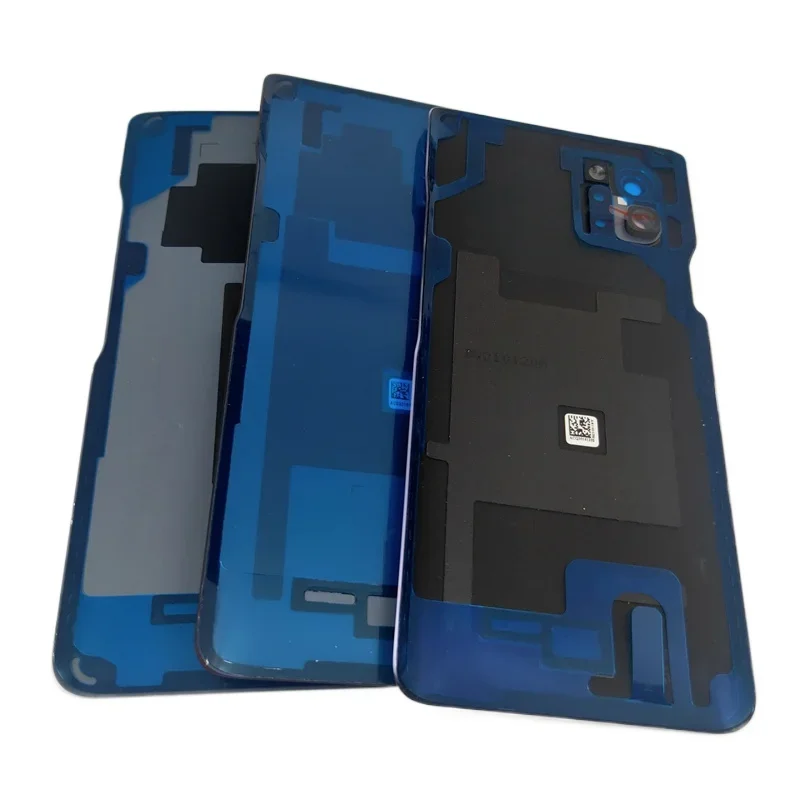 Para LG Q92 5G Cubierta de Batería Trasera Carcasa Trasera Piezas de Reparación con Marco de Cámara y Lente 5