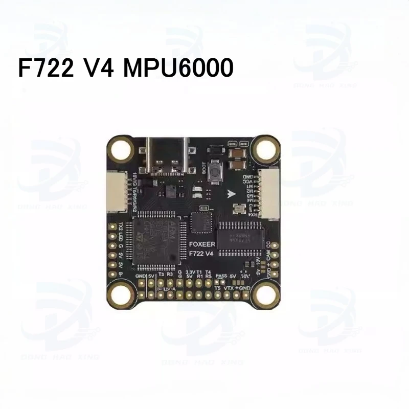 1 قطعة ل Foxeer F722 V4 MPU6000 FC 8S المزدوج BEC بارومتر X8 وحدة تحكم في الطيران FPV حرة سباق ملحقات طائرة بدون طيار #1