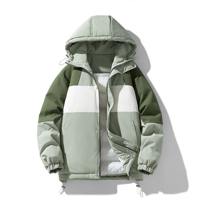 

2025 Men's and Women's Matching Winter Waterproof Thick and Warm Cotton Coat for Couples, Overcoat Men's Jacket