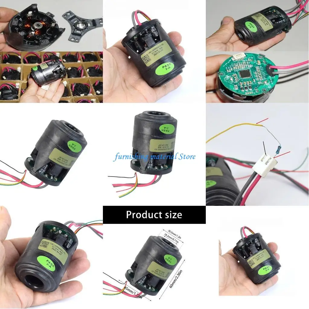 

Y5GD Quiet 45mm Brushless Three Phase Motor 14.4V 90W Vacuum Cleaner Brushless Turbines Fan Handheld Vacuum Cleaner Fan