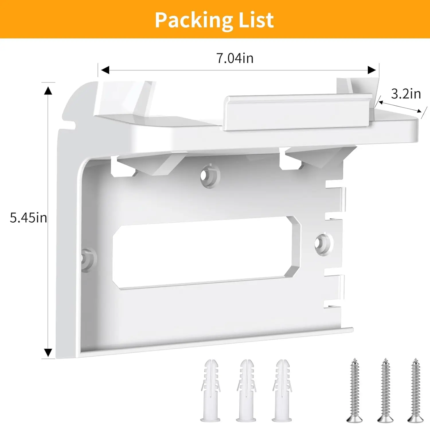 For Starlink Gen 3 Router and Power Supply 2-in-1 Wall Mounting Kit Space Saving Router Wall Bracket Holder Accessories