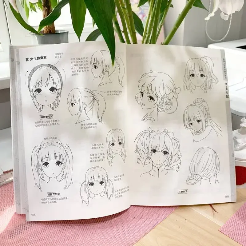 Tutorial sobre técnicas de desenho manual para personagens de anime