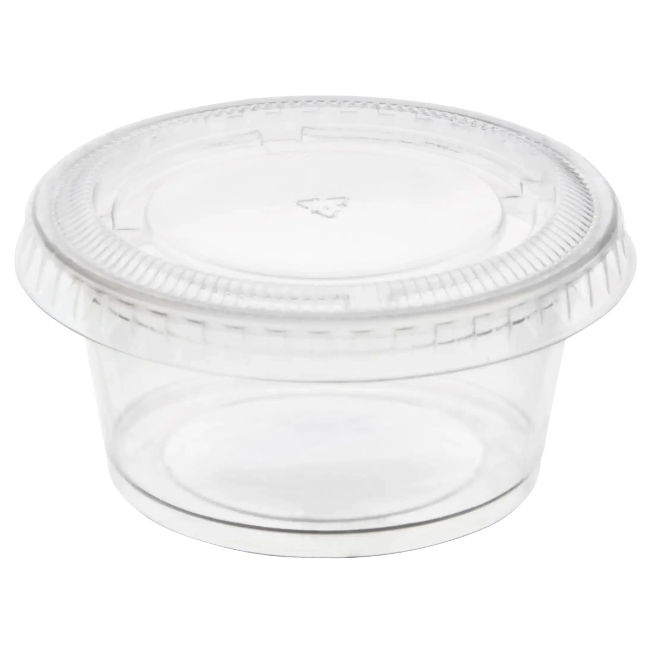 

Прозрачные одноразовые чашки из желатина с крышками, 2 жидких унции, 25 карат