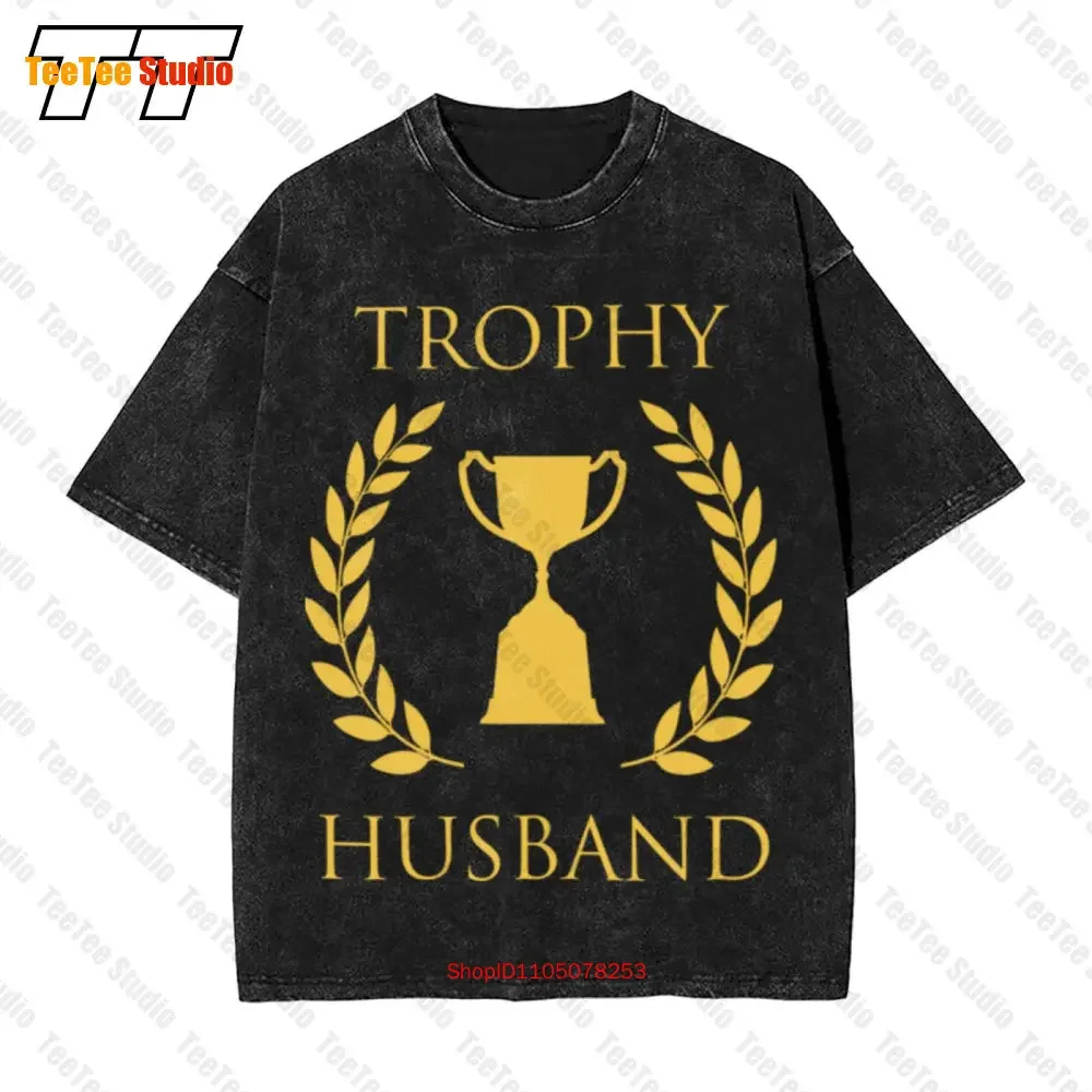 Father'S Day Marriage Wedding Trophy Husband Vintage Oversized T-Shirt 0LWV