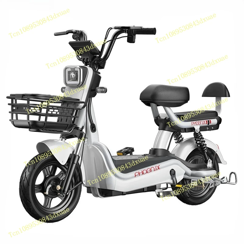 

48V 20AH 24AH 350W 500W 150km Adult Commuter Electric Bicycle 14 Inch Urban Leisure 2-seater Electric Bicycle