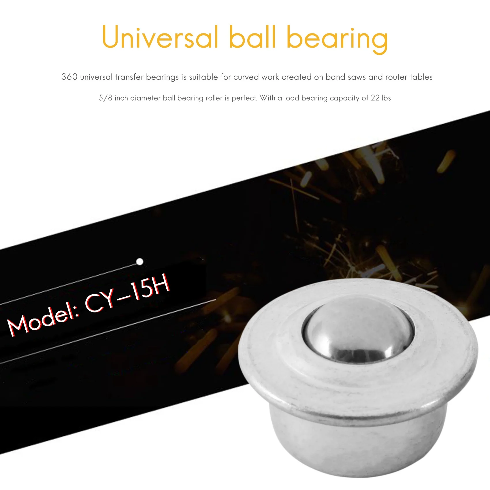 8 STKS RVS Ball Transfer Bearing Casters Universele Basis Transportband Roller Ball-TFBC