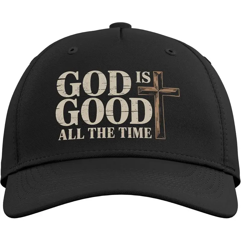 God is Good Jesus Hat Gospel Faith Pray Hat Bible Verse Adjustable Baseball Hat
