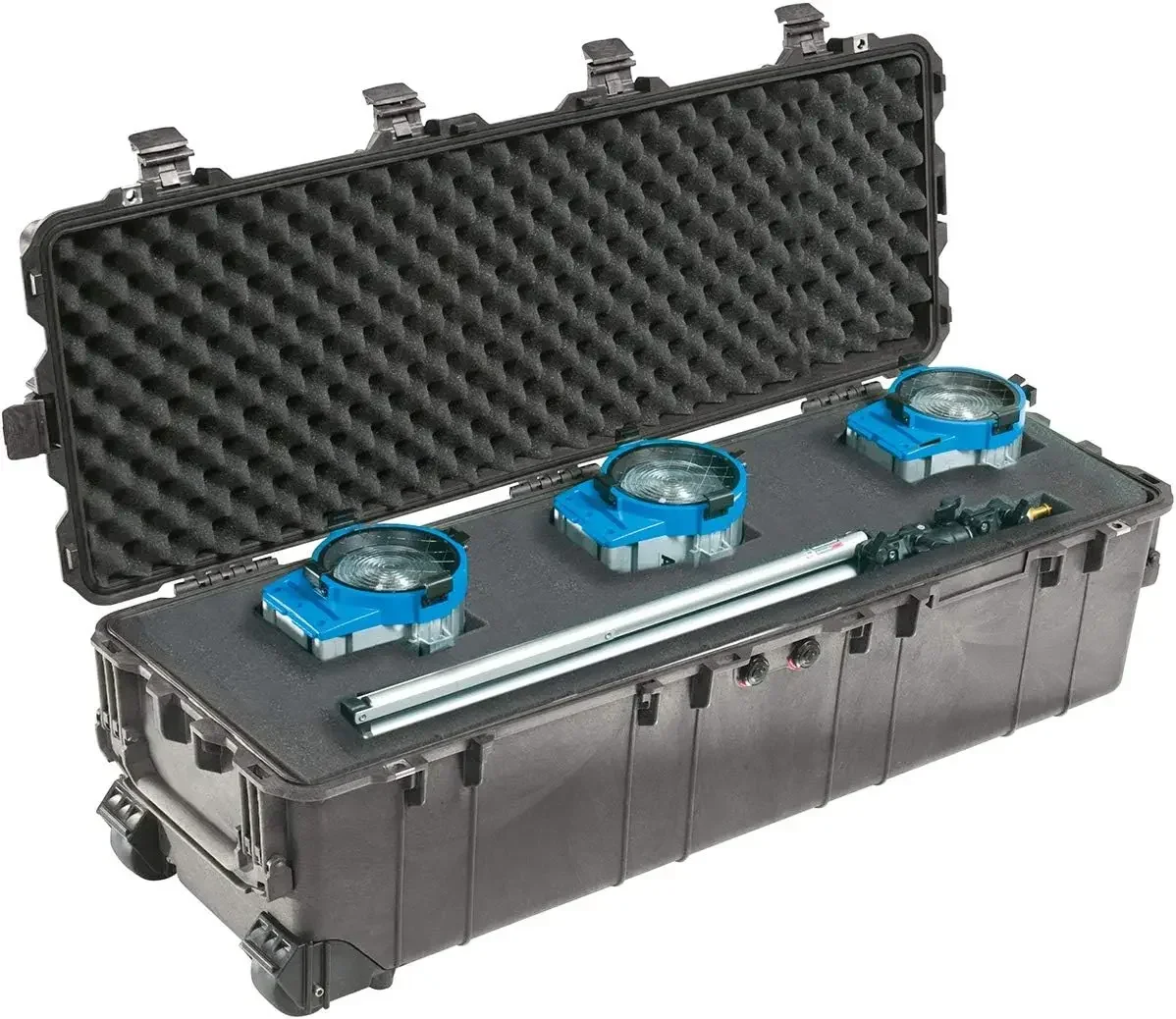 1740-Koffer mit Schaumstoff (schwarz)