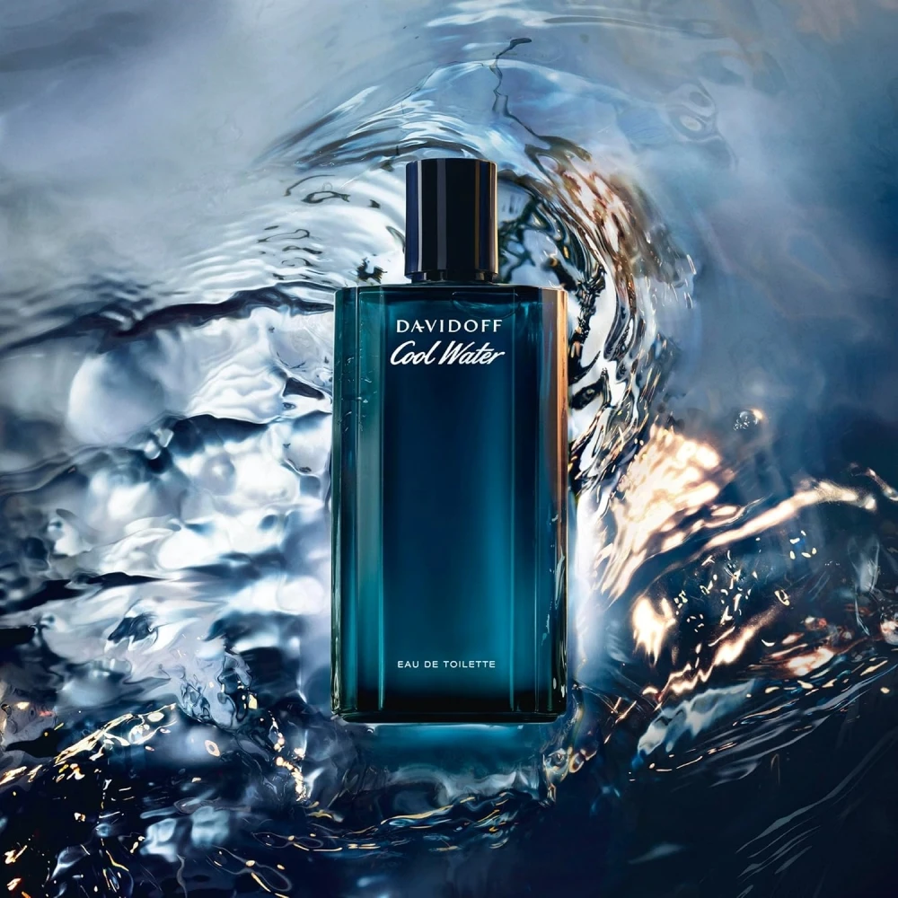 DAVIDOFF Cool Water Eau De Intense Ambery Perfume de colonia para hombre, con fragancia persistente de cítricos verdes