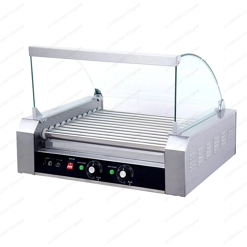 

Automatic Hot Dog Sausage Machine Stalls Commercial Double-temperature Stainless Steel Crispy Skin Efficient.