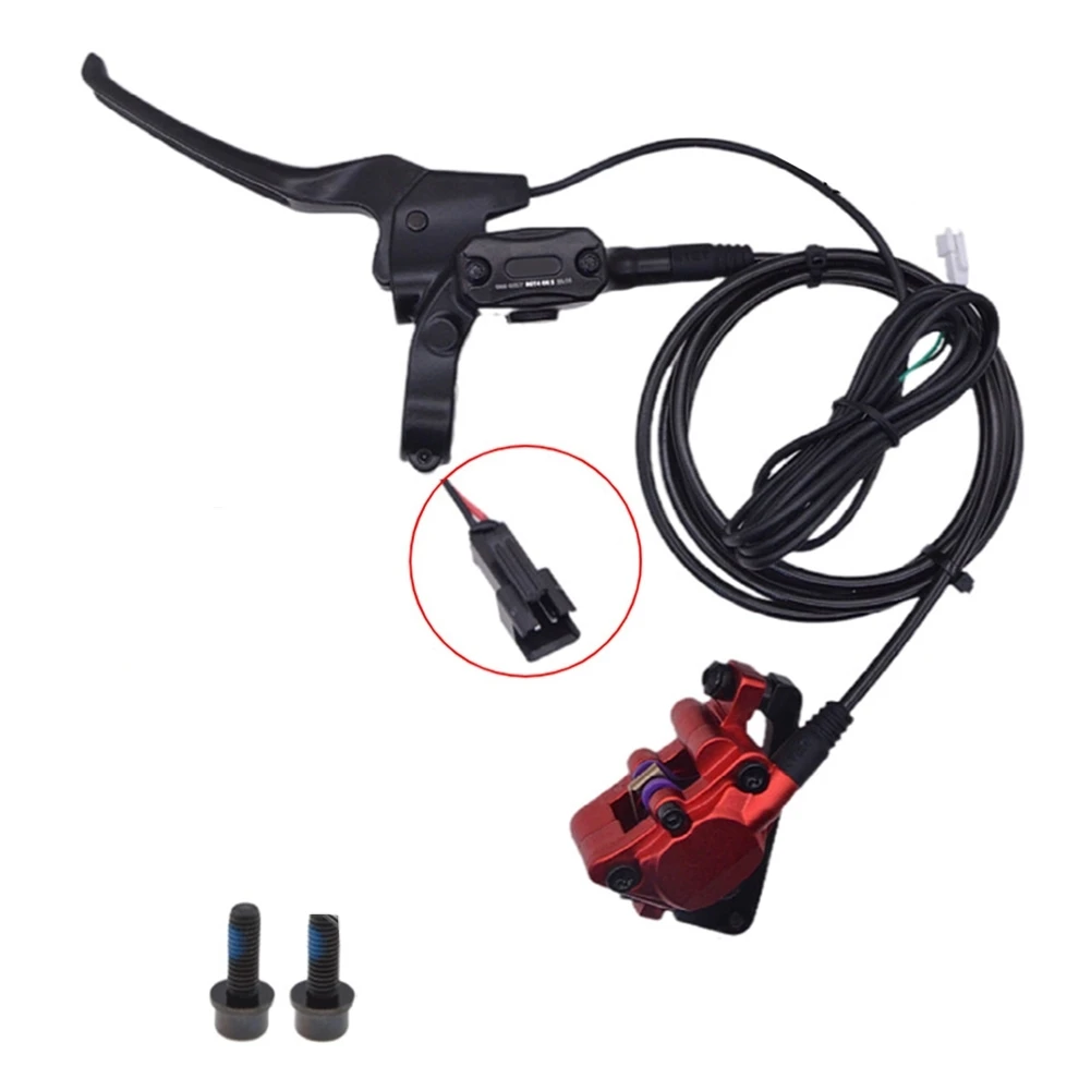 Hydraulic Brake System for Folding Electric Bicycles with Dual Calipers and Split-Mount Levers for Convenient Maintenance