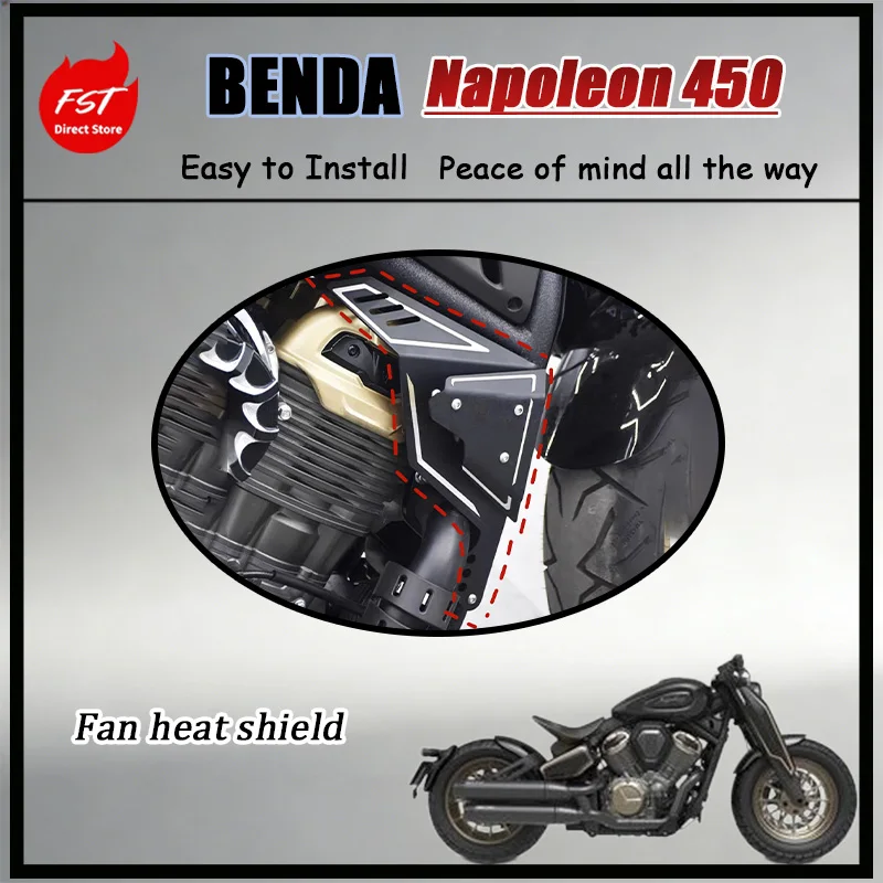 

FOR BENDA High-Temperature Resistant Insulation Plate Air Guide Shroud Wind Deflector for Napoleon 450 Engine Part