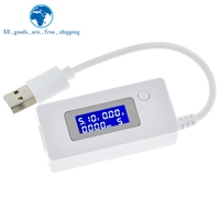LCD Micro USB Charger Battery Capacity Voltage Current Tester Meter Detector +Load Resistor 2A/1A with Switch