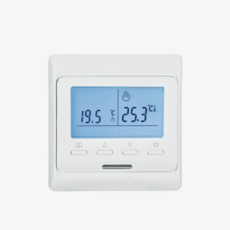 Electric floor heating 16A thermostat E51.716 with programming internal and external dual control