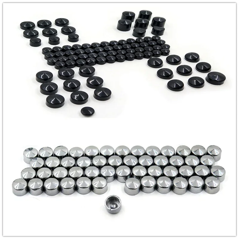 

Motorcycle Parts for 1999-2005 HARLEY-DAVIDSON Dyna Black Engine & Misc Bolt Nuts 86 Pieces Chromed