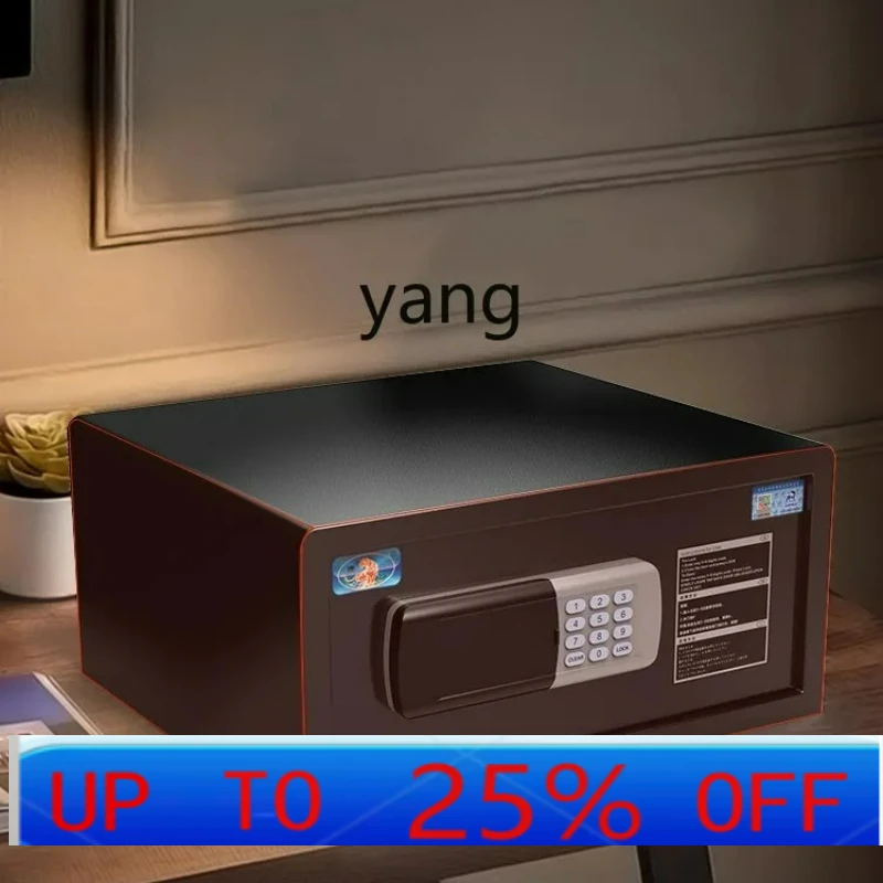 LTT safe small hotel safe deposit box 20CM intelligent all-steel anti-theft invisible electronic password key can be embedded