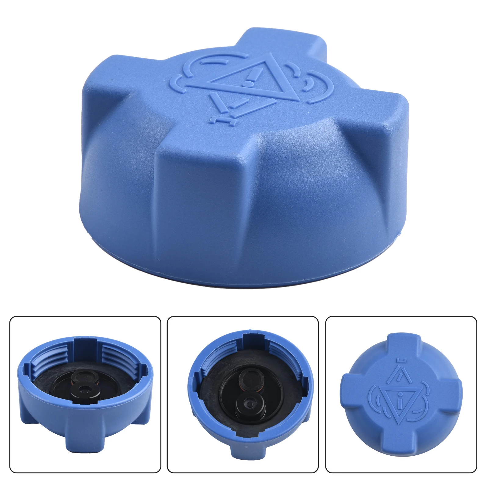 Easy Install Car Expansion Tank Cap for Golf For A4 A6 A8 80 90 100 200 Blue Plastic Cap Size 6cm OE 443121321 171121321D