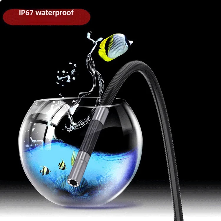 High definition 360 degree turning endoscope with 4.3-inch screen and 8.5mm pipeline auto repair inspection camera