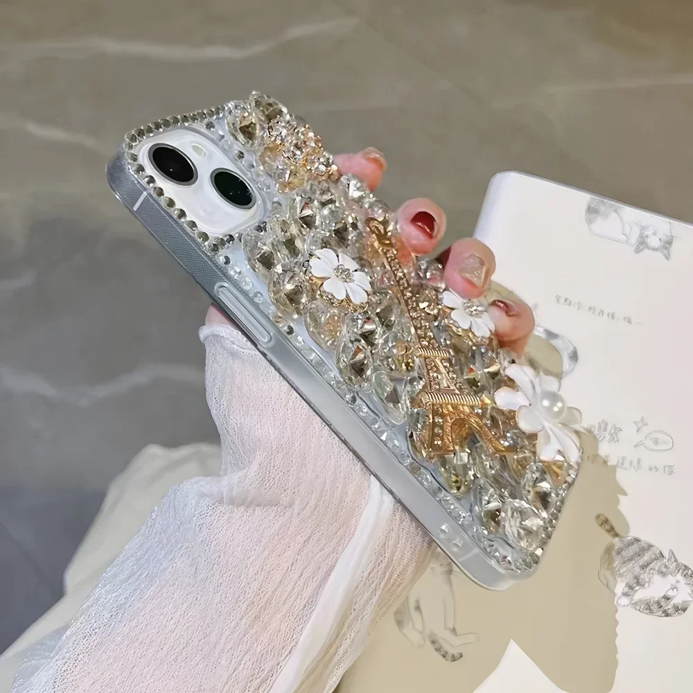 สําหรับSamsung Galaxy S25 S24 S23 S22 S21 S20 S10 S9 Ultra Plus FEหมายเหตุ 20 10 กรณีเพชรฝาครอบโทรศัพท์Galaxy s25 Ultraกรณี