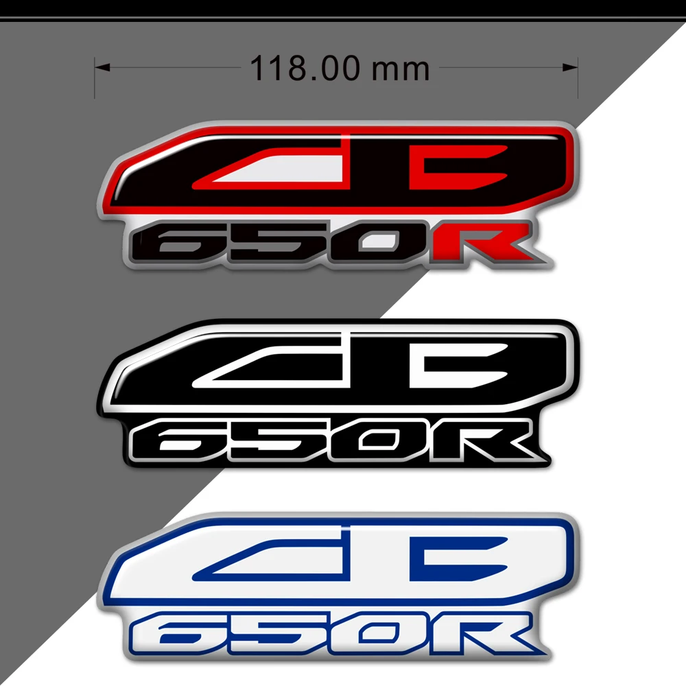 Adesivos 3d para motocicleta, para honda cb650r cb 650r, almofada para tanque de combustível, protetor antiarranhões, capa lateral do corpo, fonte 2019 2020