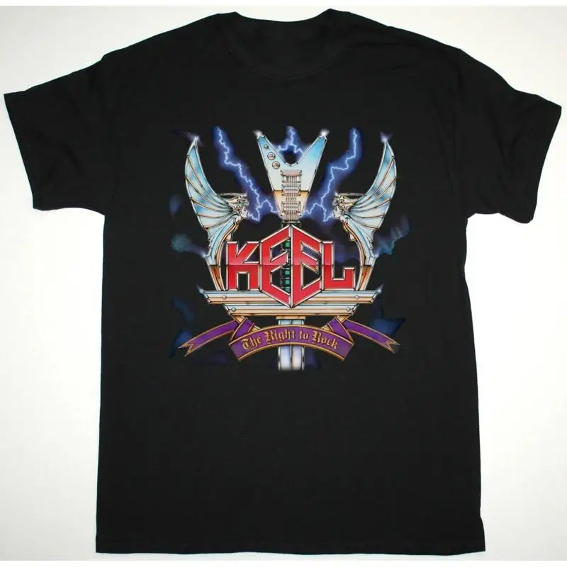 عارضة الفرقة الحق في روك 1985 تي شيرت كلاسيكي أسود S 5Xl 1P0197