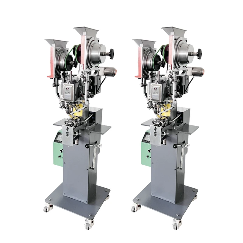 2025 Hot Sale JZ-989NS Fully Automatic Industrial Riveting Machine Easy Operate Servo Motor Snap Button PLC Gearbox Core