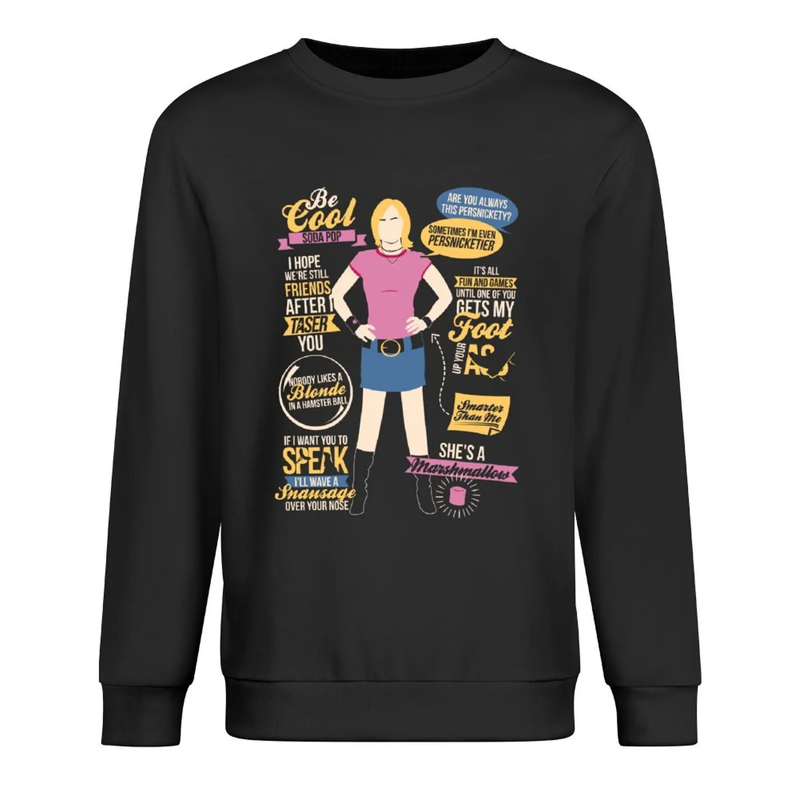 

Marshmallow Quotes Pullover winter clothes korean style clothes men clothes men's sweat-shirt graphic sweatshirts