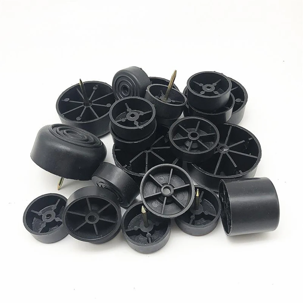 Round Plastic Chair Table Sofa Furniture Legs Anti-slip And Silent Heightening Floor Furnitures Protector Noise Elimination