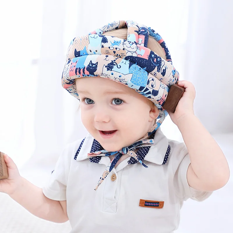 Kid Head Protection Pad Baby Anti-collision Protective Hat Baby Walk Sit Safety Helmet Infant Anti-Bump Cap Protector