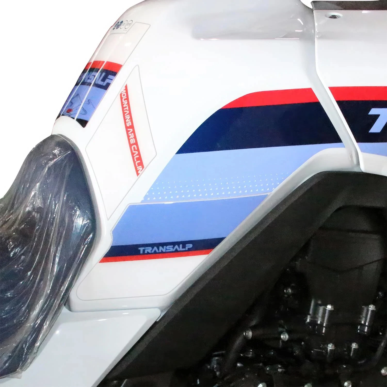 Side Tank pad 3D Sticker Tank Pad Tank Protection For XL750 Transalp 2023 2024