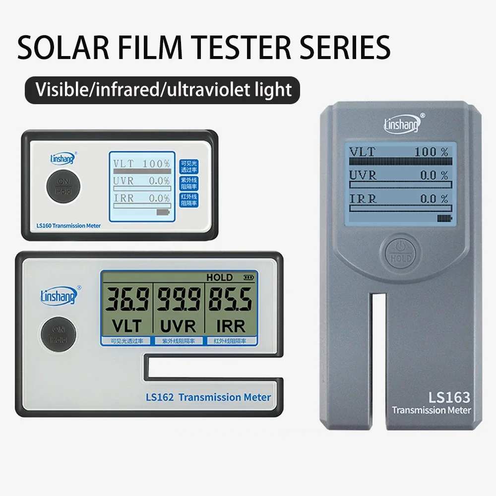 Портативный LS162/LS162A Измеритель Тона Окна Коробки Передач Linshang ИК-разблокировка УФ-блокировка Инструмент Для Измерени...