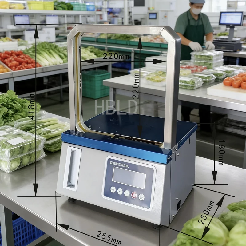 

Малогабаритный автоматический обвязочный аппарат для упаковки овощей и банкнот в супермаркетах, легкий настольный стреппинг-аппарат