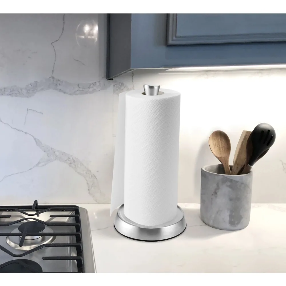 Brushed Stainless Steel Perfect Tear Paper Towel Holder