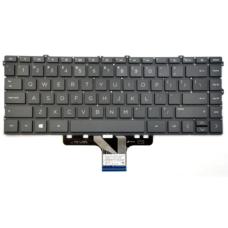 New For HP Pavilion x360 14M-DW 14M-DW0013DX 14M-DW0023DX 14M-DW1013DX 14M-DW1023DX Laptop Keyboard US Black With Backlit