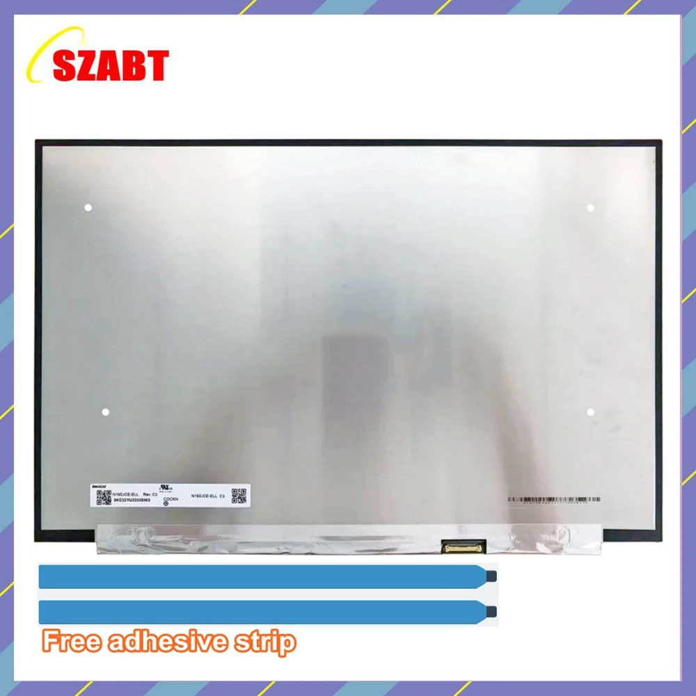 شاشة كمبيوتر محمول LCD مقاس 16 بوصة IPS N160JCE-ELL B160UAN04.2 NV160WUM-N48 B160UAN03.3 استبدال لوحة مصفوفة العرض eDP 30 Pins بدون لمس