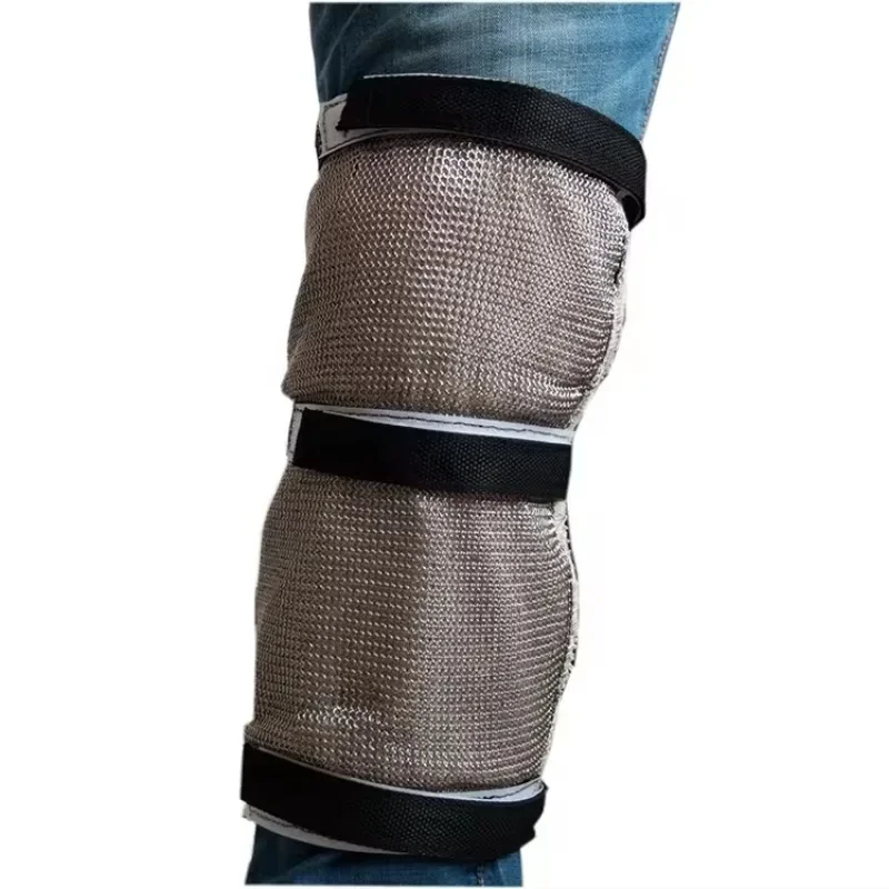 Stainless steel metal mesh kneelet chainmail cut resistant kneecap