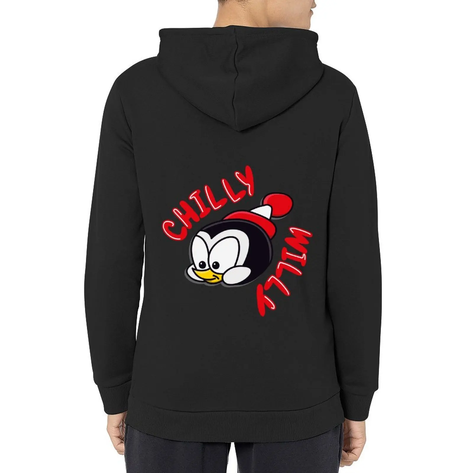 

Chilly Willy Penguin - Woody Woodpecker show - The crazy bird Hoodie male clothes men clothes oversized hoodie