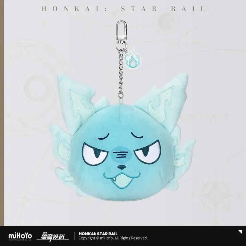 [Genuino] miHoYo Gioco Honkai Star Rail Peluche Ciondolo vocale Portachiavi Anime Bambola del fumetto Accessorio Ornamento Cosplay Regalo di Halloween