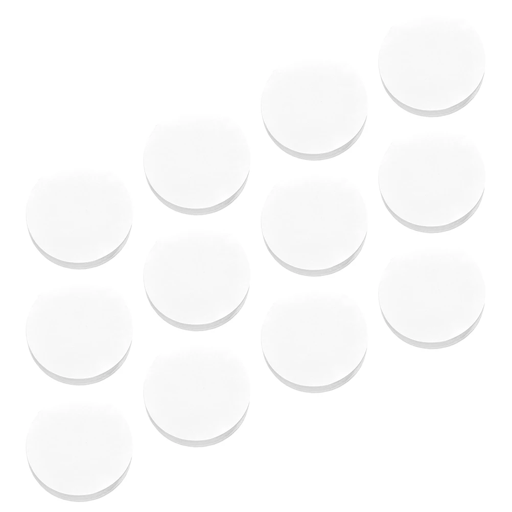 

500 Pcs Spill Leak-proof Sealing Paper Cup Leaking Coaster Films White Milk Tea