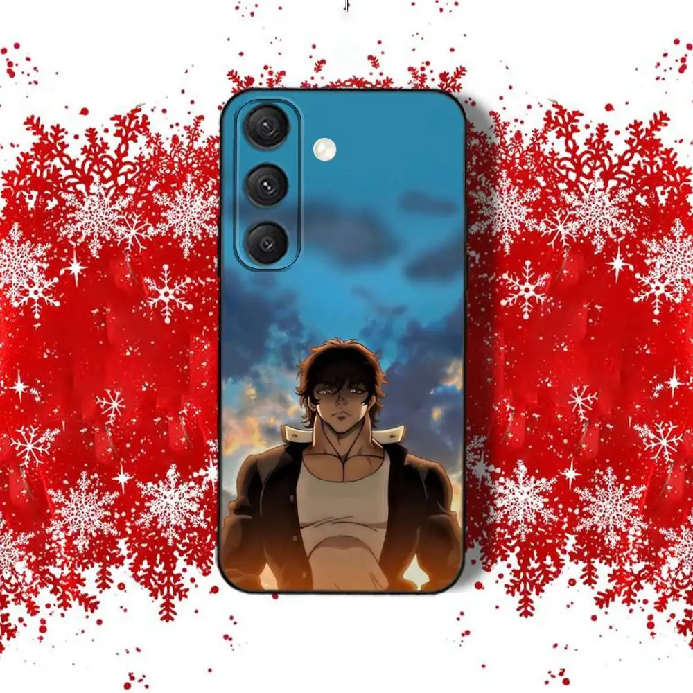 เคสโทรศัพท์ลายอนิเมะ B-BakiS H-HanmaS สำหรับ Samsung S22,S24,S20,S25,S23,S30,S21,Ultra,Plus,Fe,5G,Lite สัมผัสนุ่มลื่น