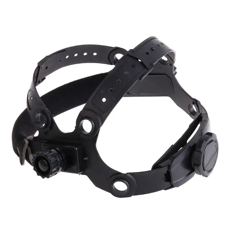 Adjustable Head Mounted Argon Cap Welding Helmet Solar Energy Light Mask Auto Diming Welders Face Shield Head DropShipping