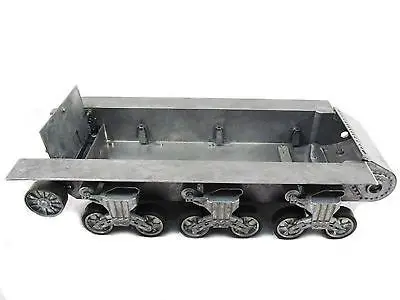 Mato-chasis de Metal para tanque RC 1/16 Sher, con suspensión y ruedas de carretera, MT188, TH00892